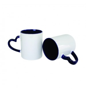 CANECA SUBLIMATICA CER INT CORACAO AZUL ESCURO 325ML CD3155