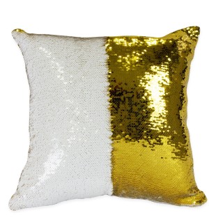 CAPA ALMOFADA - LANTEJOULA - 40X40 DOUR/BRA