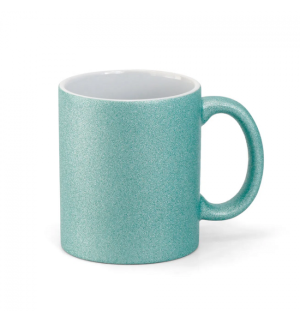 CANECA SUBLIMATICA CER GLITTER VERDE TIFFANY