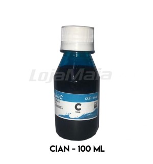 TINTA CORANTE INKTEC - 100ML -  CYAN