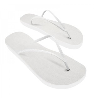 CHINELO BRANCO C/ TIRA BRANCA 35 AO 39